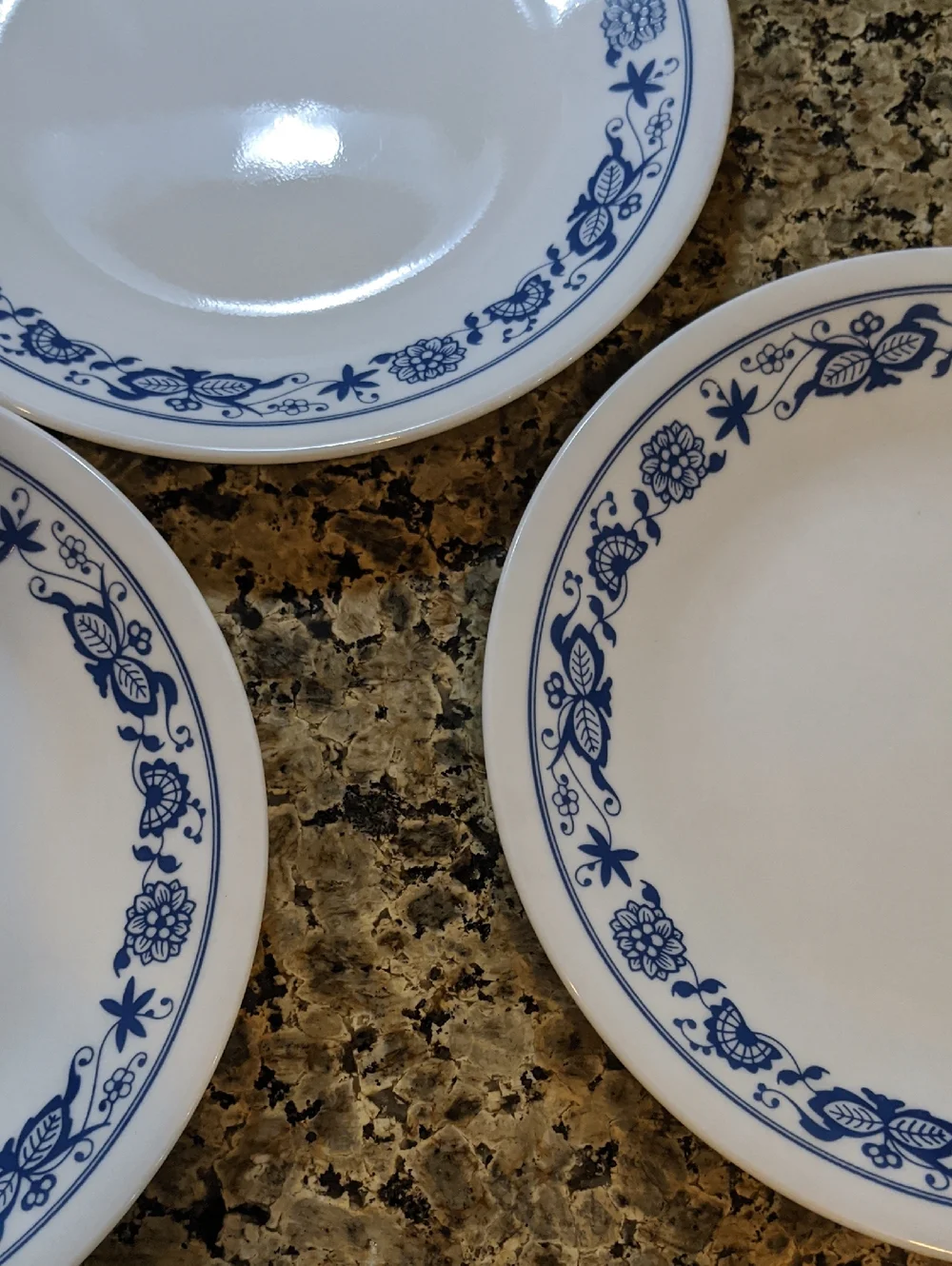 Corelle Old Town Blue Dessert Bread Plates ~6.75